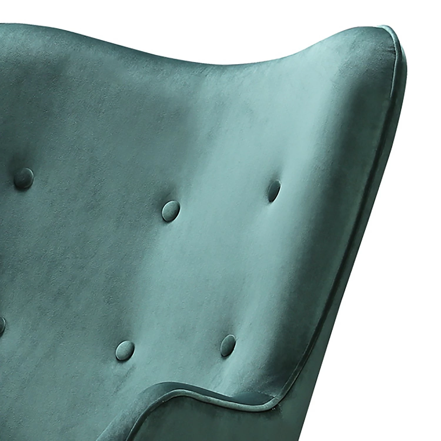 Norrwood Sessel Pattani II - Samt - Petrol 6 Norrwood Sessel Pattani II - Samt - Petrol – Bild 6