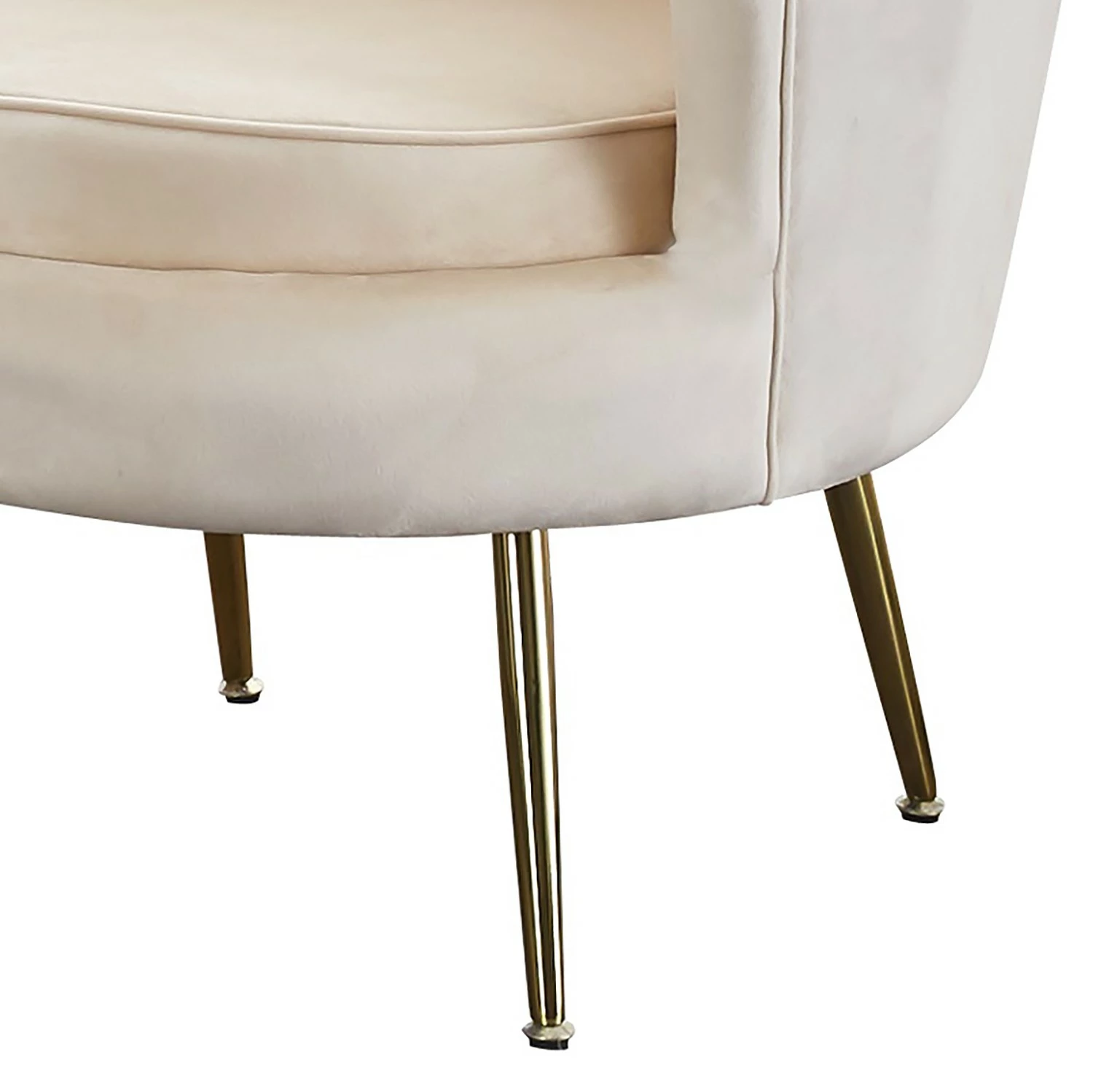 Norrwood Sessel Ralemo - Samt - Creme 6 Norrwood Sessel Ralemo - Samt - Creme – Bild 6