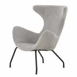 Norrwood Relaxsessel Sierpe - Cord - Grau