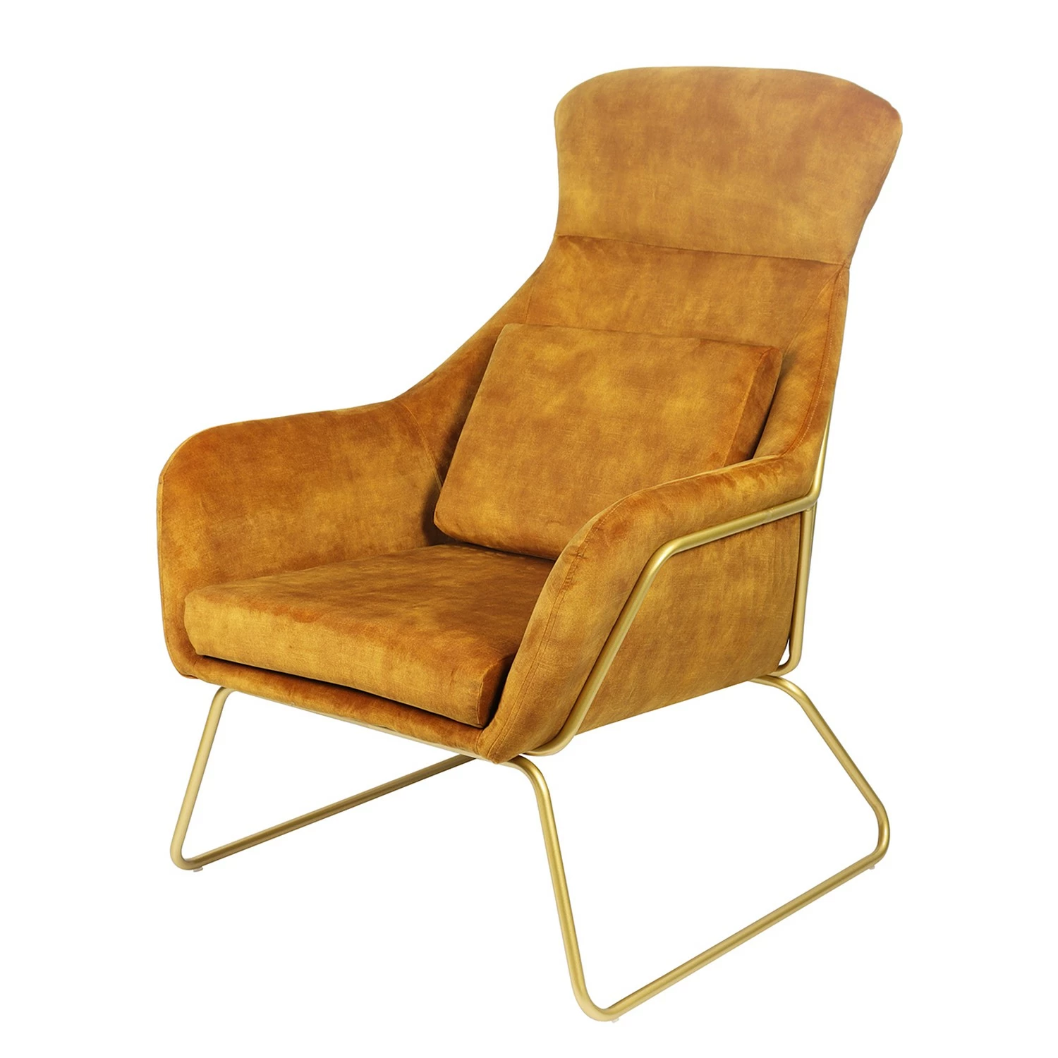 Norrwood Relaxsessel Tirana - Samt - Gold 1 Norrwood Relaxsessel Tirana - Samt - Gold