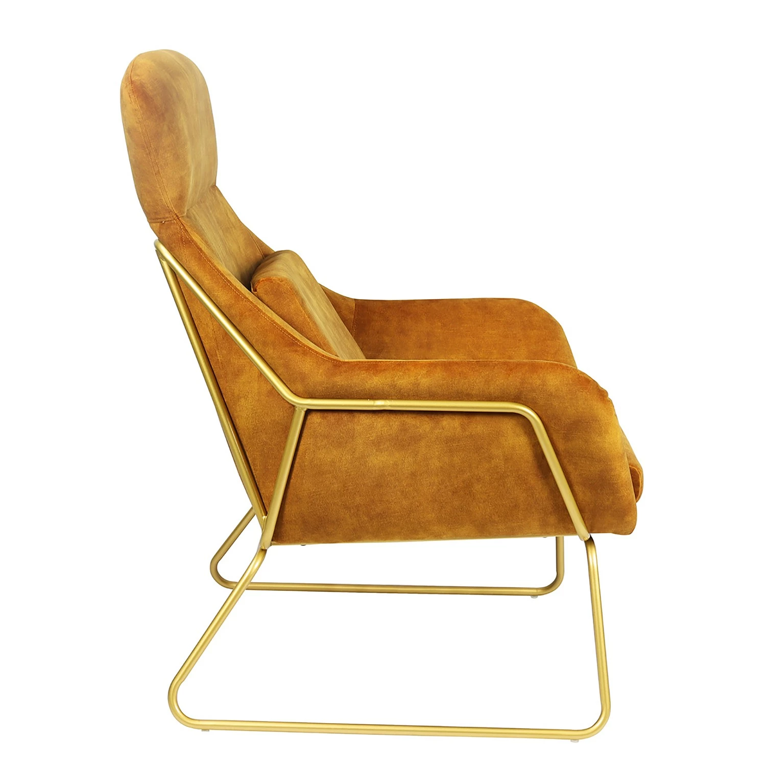 Norrwood Relaxsessel Tirana - Samt - Gold 5 Norrwood Relaxsessel Tirana - Samt - Gold – Bild 5