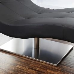 Norrwood Relaxliege Topeno - Kunstleder - Schwarz -WOHNZIMMERMÖBEL Verkäufe 1000339575 220329 040 DETAILS P000000001000339575