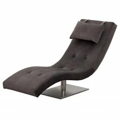 Loftscape Relaxliege Motiv - Samt - Taupe