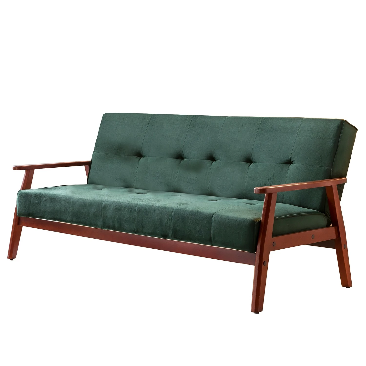 Norrwood Schlafsofa Pamban II - Samt - Antikgrün 1 Norrwood Schlafsofa Pamban II - Samt - Antikgrün