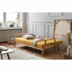 Norrwood Schlafsofa Pamban I - Strukturstoff - Senfgelb -WOHNZIMMERMÖBEL Verkäufe 1000339587 220329 021 MOOD DETAILS P000000001000339587 mood
