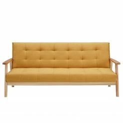 Norrwood Schlafsofa Pamban I - Strukturstoff - Senfgelb -WOHNZIMMERMÖBEL Verkäufe 1000339587 220329 040 DETAILS P000000001000339587