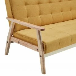 Norrwood Schlafsofa Pamban I - Strukturstoff - Senfgelb -WOHNZIMMERMÖBEL Verkäufe 1000339587 220329 060 DETAILS P000000001000339587