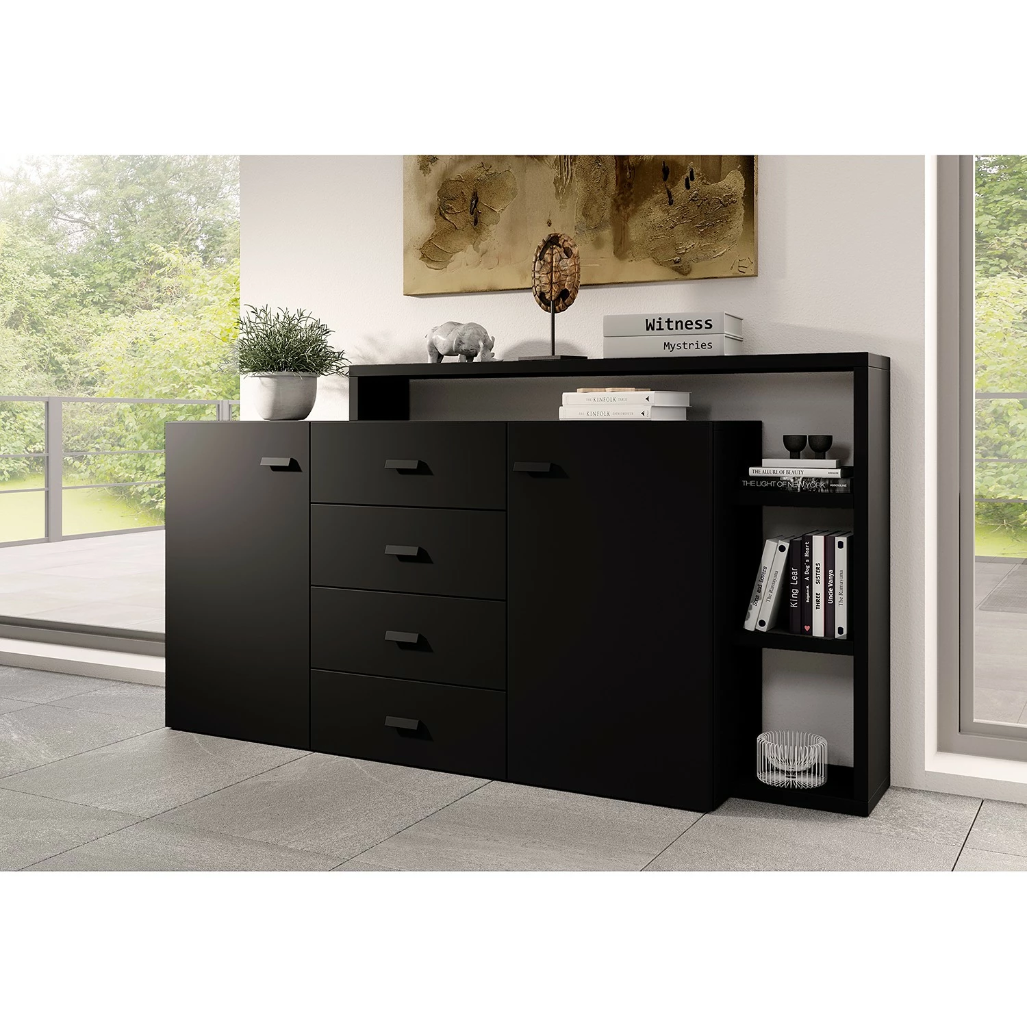 Loftscape Sideboard Littor - Schwarz 3 Loftscape Sideboard Littor - Schwarz – Bild 3