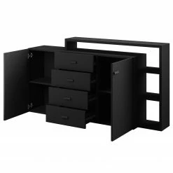 Loftscape Sideboard Littor - Schwarz 8 Loftscape Sideboard Littor - Schwarz -WOHNZIMMERMÖBEL Verkäufe 1000339746 220311 030 DETAILS P000000001000339746