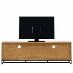 Ars manufacti TV-Lowboard Woodson V - Akazie massiv / Metall - Akazie Hellbraun -WOHNZIMMERMÖBEL Verkäufe 1000339799 220311 040 DETAILS P000000001000339799