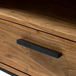 Ars manufacti TV-Lowboard Woodson V - Akazie massiv / Metall - Akazie Hellbraun -WOHNZIMMERMÖBEL Verkäufe 1000339799 220311 050 DETAILS P000000001000339799