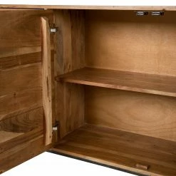 Ars manufacti Sideboard Woodson II - Akazie massiv / Metall - Akazie Hellbraun -WOHNZIMMERMÖBEL Verkäufe 1000339802 220311 048 DETAILS P000000001000339802