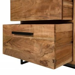 Ars manufacti Sideboard Woodson II - Akazie massiv / Metall - Akazie Hellbraun -WOHNZIMMERMÖBEL Verkäufe 1000339802 220311 050 DETAILS P000000001000339802