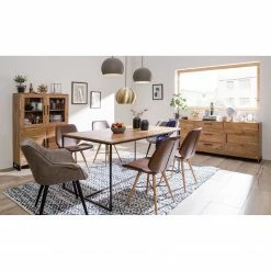 Ars manufacti Sideboard Woodson - Akazie massiv / Metall - Akazie Hellbraun - Breite: 200 cm -WOHNZIMMERMÖBEL Verkäufe 1000339822 220311 021 MOOD DETAILS P000000001000339822 mood