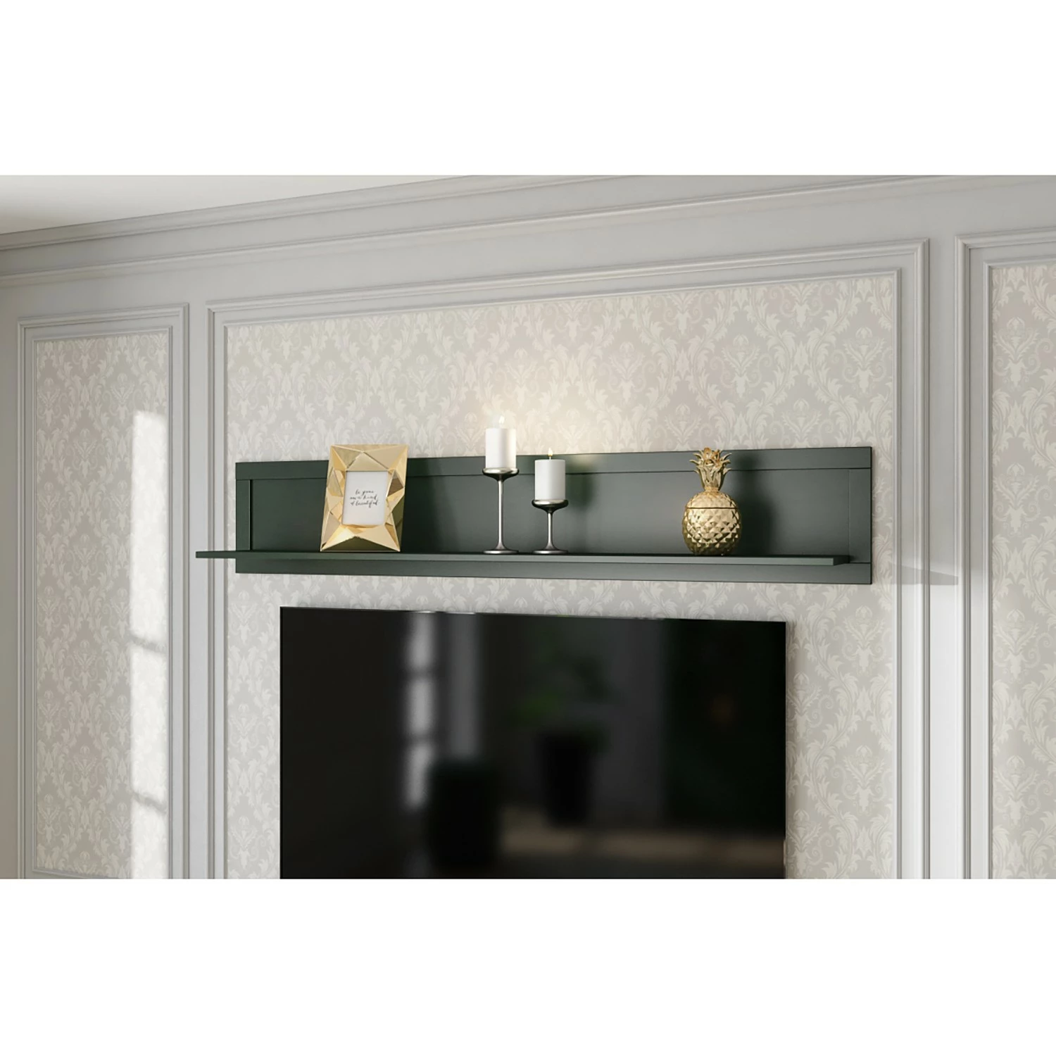 Ridgevalley Wandboard Emmanuela - Dunkelgrün 2 Ridgevalley Wandboard Emmanuela - Dunkelgrün – Bild 2