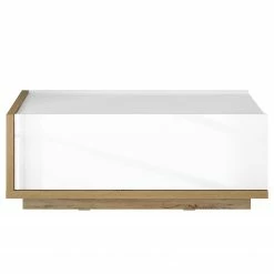 Loftscape Couchtisch Lahntal - Hochglanz Weiß / Risseiche Dekor -WOHNZIMMERMÖBEL Verkäufe 1000339979 220317 040 DETAILS P000000001000339979