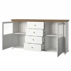 Ridgevalley Sideboard Emmanuela I - Kiefer Weiß Dekor -WOHNZIMMERMÖBEL Verkäufe 1000339993 220317 030 DETAILS P000000001000339993