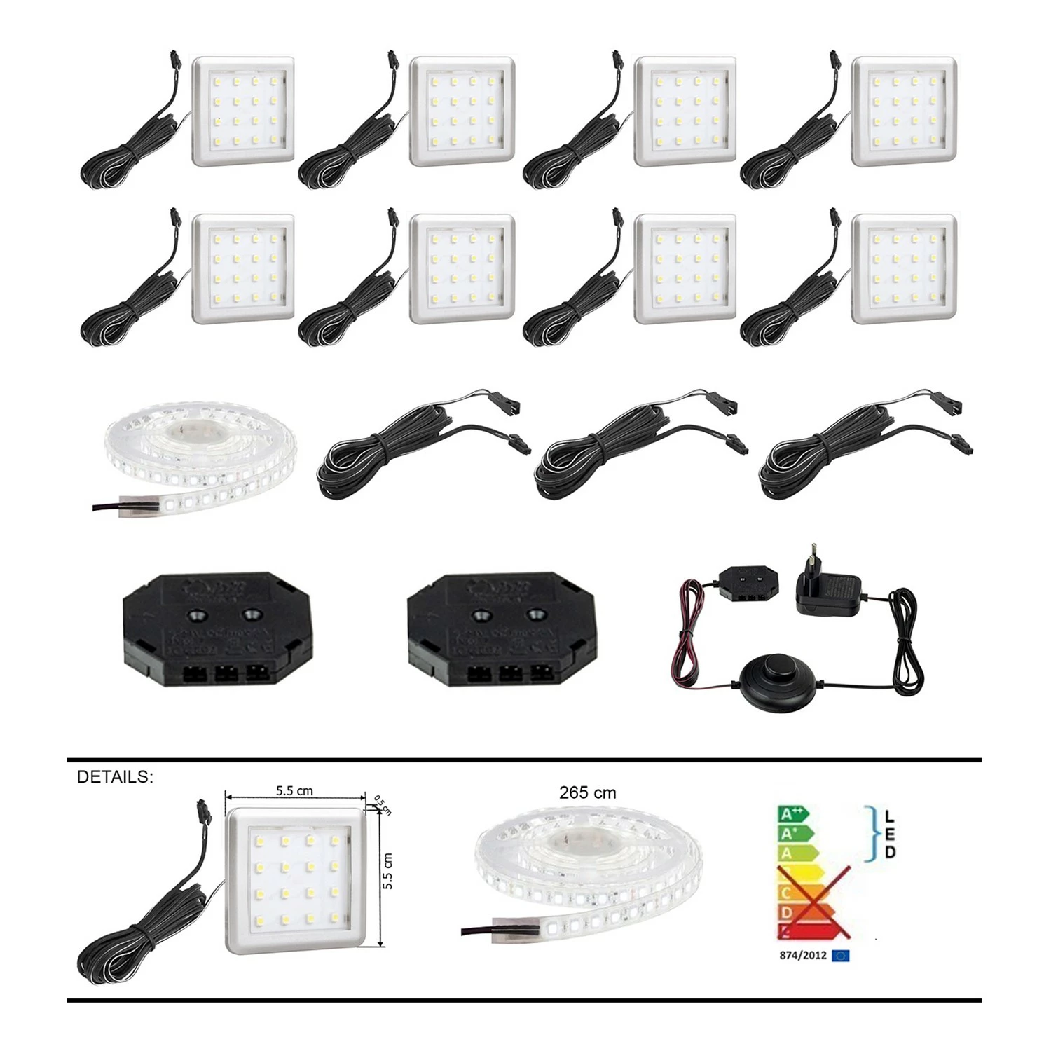 Fredriks TV-Wand Bylas (4-teilig) - Hochglanz Schwarz 10 Fredriks TV-Wand Bylas (4-teilig) - Hochglanz Schwarz – Bild 10