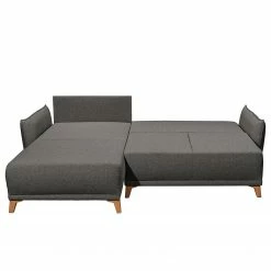 Norrwood Ecksofa Rutherford I - Webstoff Denga / Microfaser Laci: Graphit / Silber - Longchair beidseitig montierbar -WOHNZIMMERMÖBEL Verkäufe 1000340480 220513 050 DETAILS P000000001000340480