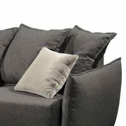 Norrwood Ecksofa Rutherford I - Webstoff Denga / Microfaser Laci: Graphit / Silber - Longchair beidseitig montierbar -WOHNZIMMERMÖBEL Verkäufe 1000340480 220513 090 DETAILS P000000001000340480