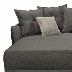 Norrwood Ecksofa Rutherford I - Webstoff Denga / Microfaser Laci: Graphit / Silber - Longchair beidseitig montierbar -WOHNZIMMERMÖBEL Verkäufe 1000340480 220513 110 DETAILS P000000001000340480