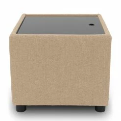 Looks by Wolfgang Joop Polsterhocker Glenrock I - Webstoff Cody: Beige -WOHNZIMMERMÖBEL Verkäufe 1000340493 220512 050 DETAILS P000000001000340493