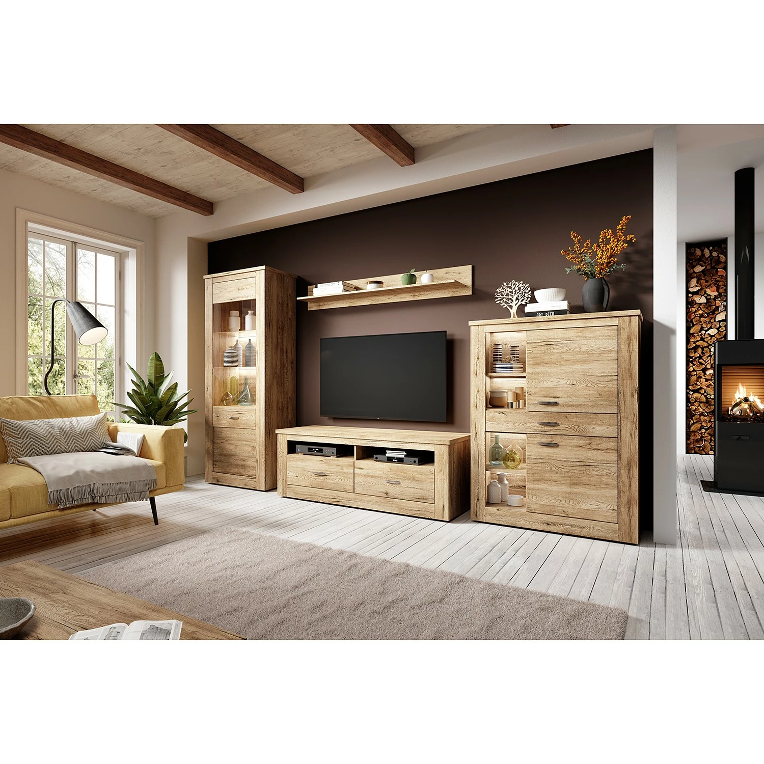 Loftscape Kommode Kilcar - Eiche Dekor 3 Loftscape Kommode Kilcar - Eiche Dekor – Bild 3