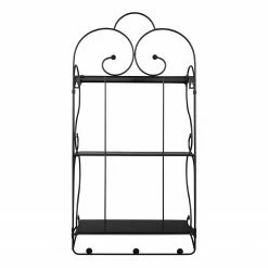 Loftscape Wandregal Konstanze - Metall - Schwarz -WOHNZIMMERMÖBEL Verkäufe 1000341928 220323 034 DETAILS P000000001000341928