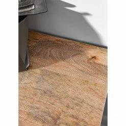 Red Living Schuhregal Ugo - Mango massiv / Metall - Mango / Schwarz -WOHNZIMMERMÖBEL Verkäufe 1000341958 220331 033 DETAILS P000000001000341958