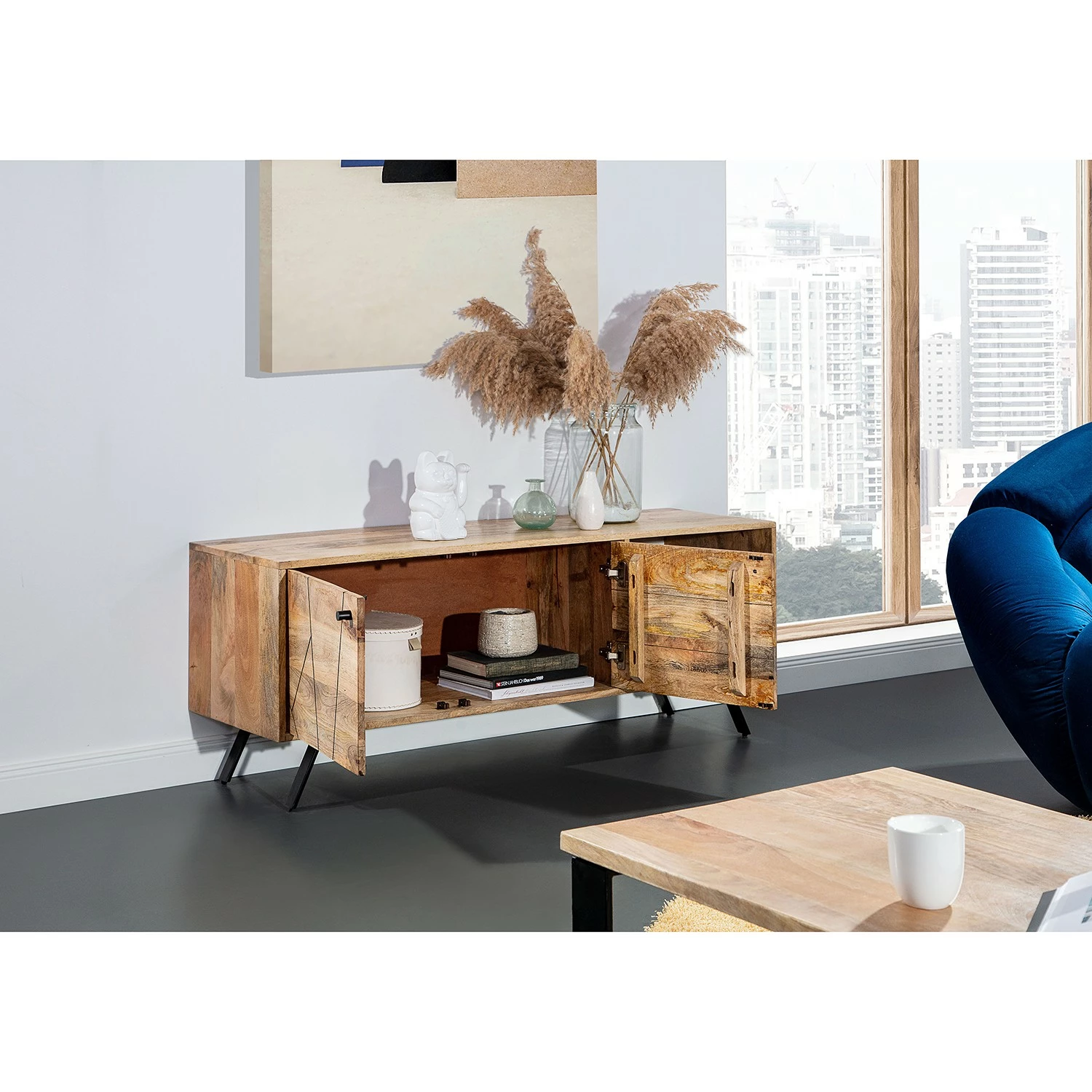Naturoo TV-Lowboard Pic - Mango massiv 3 Naturoo TV-Lowboard Pic - Mango massiv – Bild 3