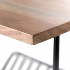 Red Living Beistelltisch Ugo V - Mango massiv / Metall - Mango / Schwarz -WOHNZIMMERMÖBEL Verkäufe 1000341960 220331 030 DETAILS P000000001000341960