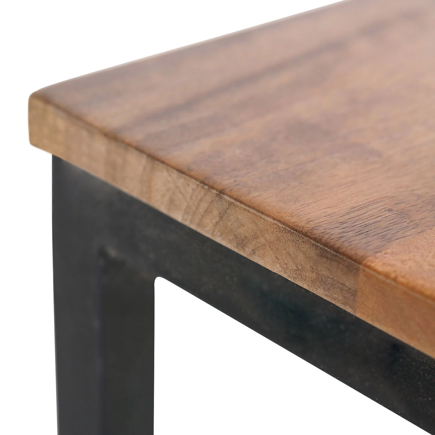 Red Living Beistelltisch Ugo II - Mango massiv / Metall - Mango / Schwarz 5 Red Living Beistelltisch Ugo II - Mango massiv / Metall - Mango / Schwarz – Bild 5