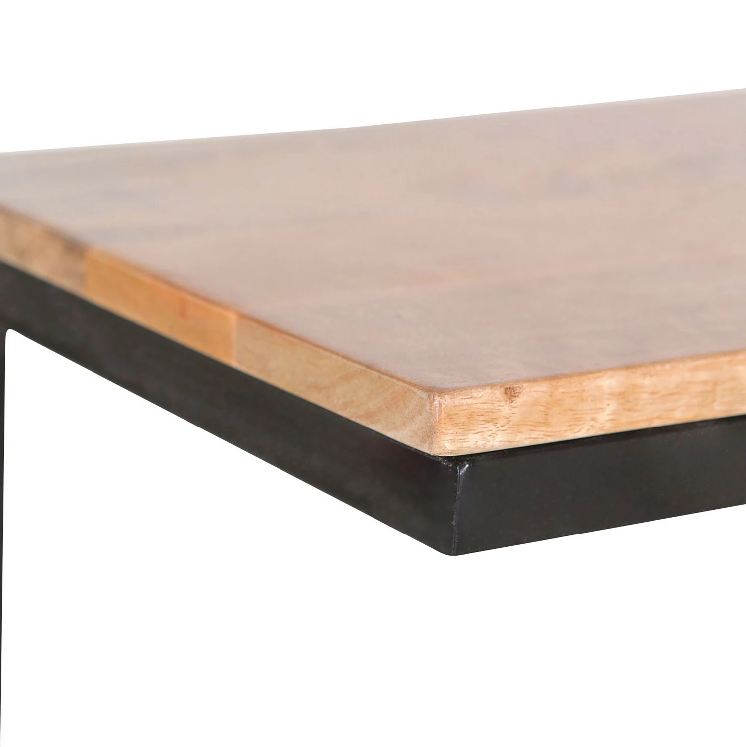 Red Living Beistelltisch Ugo II - Mango massiv / Metall - Mango / Schwarz 6 Red Living Beistelltisch Ugo II - Mango massiv / Metall - Mango / Schwarz – Bild 6