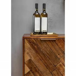 Red Living Sideboard Nook - Mango massiv / Metall - Mango / Gold -WOHNZIMMERMÖBEL Verkäufe 1000341969 220517 032 DETAILS P000000001000341969