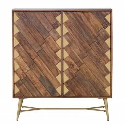 Red Living Kommode Nook - Mango massiv / Metall - Mango / Gold -WOHNZIMMERMÖBEL Verkäufe 1000341972 220331 030 DETAILS P000000001000341972