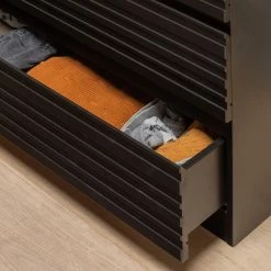 Red Living Kommode Rayong II - Kiefer massiv - Kiefer Schwarz -WOHNZIMMERMÖBEL Verkäufe 1000342090 220401 060 DETAILS P000000001000342090