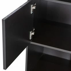 Loftscape Regal Rozzano - Kiefer massiv - Kiefer Schwarz -WOHNZIMMERMÖBEL Verkäufe 1000342100 220401 060 DETAILS P000000001000342100