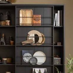 Red Living Schrank Vogue - Kiefer massiv - Kiefer Schwarz -WOHNZIMMERMÖBEL Verkäufe 1000342109 220401 070 DETAILS P000000001000342109