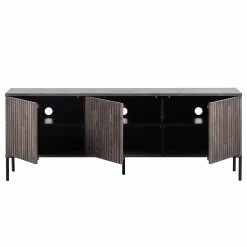 Naturoo Sideboard Woodrow II - Esche Dunkel -WOHNZIMMERMÖBEL Verkäufe 1000342121 220401 030 DETAILS P000000001000342121