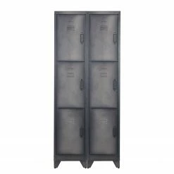 Red Living Schrank Wright (2er-Set) - Metall - Schwarz 6 Red Living Schrank Wright (2er-Set) - Metall - Schwarz -WOHNZIMMERMÖBEL Verkäufe 1000342131 220401 030 DETAILS P000000001000342131