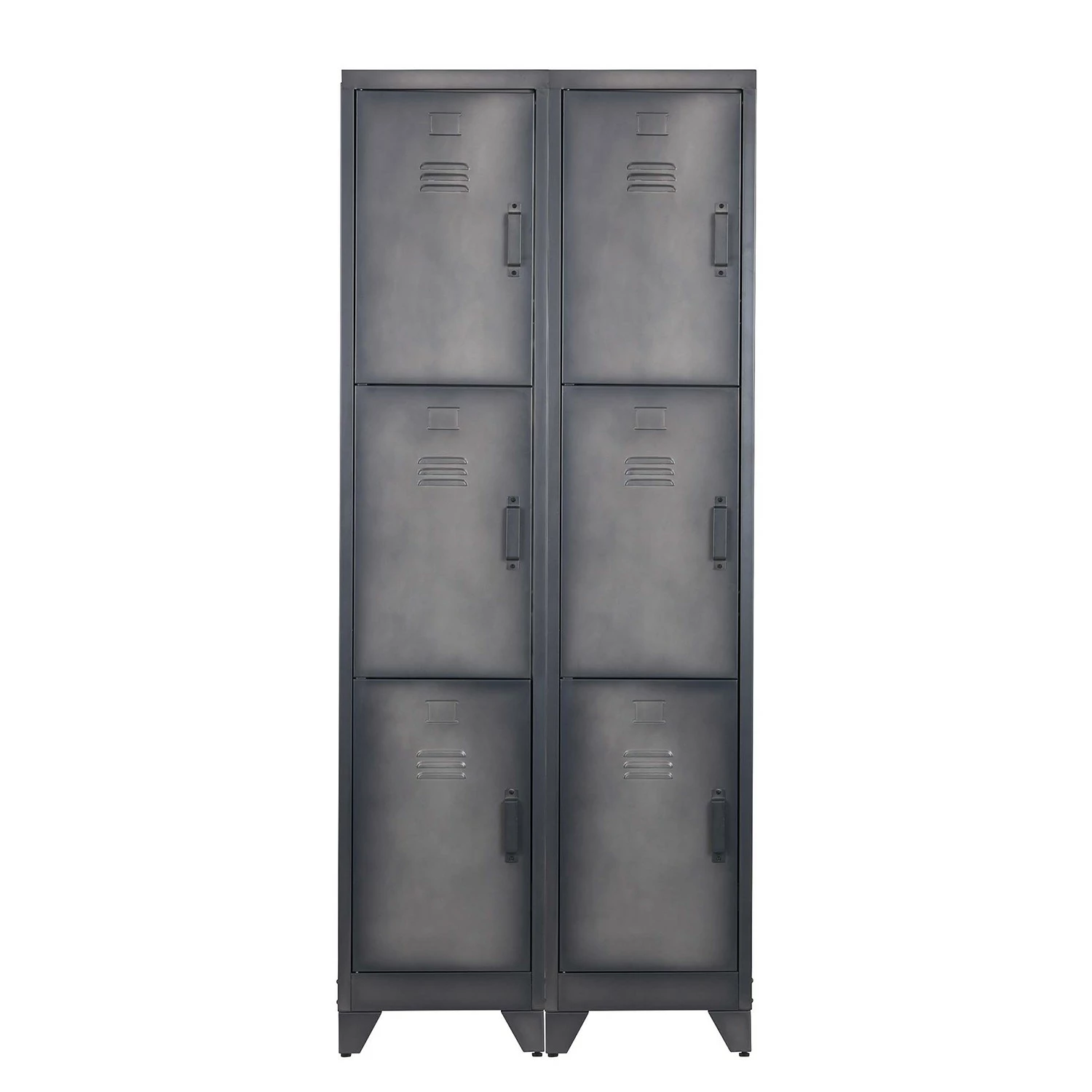 Red Living Schrank Wright (2er-Set) - Metall - Schwarz 3 Red Living Schrank Wright (2er-Set) - Metall - Schwarz – Bild 3