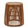 Tom Tailor Beistelltisch Perira I - Rattan / Teak massiv - Rattan / Teakholz