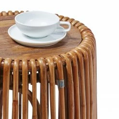 Tom Tailor Beistelltisch Perira I - Rattan / Teak massiv - Rattan / Teakholz -WOHNZIMMERMÖBEL Verkäufe 1000342386 220325 035 DETAILS P000000001000342386