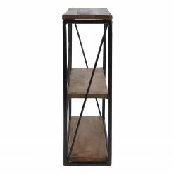 Tom Tailor Wandregal Piketon I - Mango massiv / Aluminium - Mango / Schwarz -WOHNZIMMERMÖBEL Verkäufe 1000342398 220325 035 DETAILS P000000001000342398