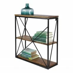 Tom Tailor Wandregal Piketon I - Mango massiv / Aluminium - Mango / Schwarz -WOHNZIMMERMÖBEL Verkäufe 1000342398 220325 040 DETAILS P000000001000342398