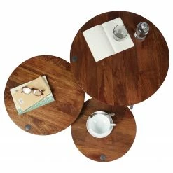 Tom Tailor Beistelltisch Saipina I - Mango massiv / Aluminium - Mango / Schwarz -WOHNZIMMERMÖBEL Verkäufe 1000342404 220325 055 DETAILS P000000001000342404