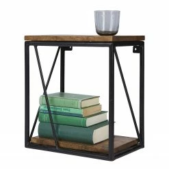 Tom Tailor Wandregal Piketon IV - Mango massiv / Aluminium - Mango / Schwarz -WOHNZIMMERMÖBEL Verkäufe 1000342407 220325 050 DETAILS P000000001000342407