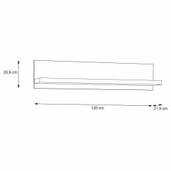 Loftscape Wandboard Parksville - Eiche Sonoma Dekor -WOHNZIMMERMÖBEL Verkäufe 1000342450 220404 500 SKETCH DETAILS P000000001000342450 sketch