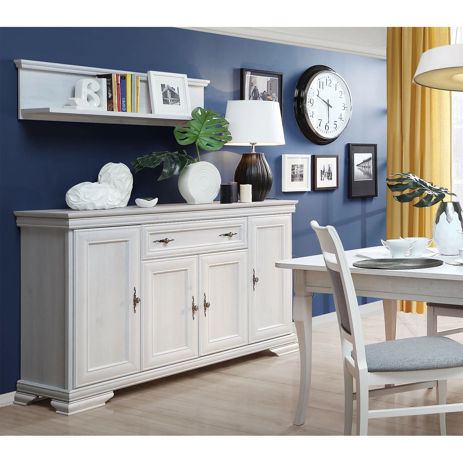 Ridgevalley Sideboard Summerbrook - Eiche Weiß Dekor 2 Ridgevalley Sideboard Summerbrook - Eiche Weiß Dekor – Bild 2