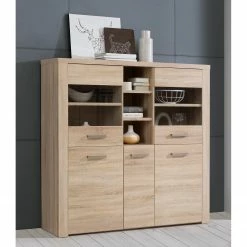 Loftscape Highboard Parksville II - Eiche Sonoma Dekor -WOHNZIMMERMÖBEL Verkäufe 1000342463 220404 021 MOOD DETAILS P000000001000342463 mood